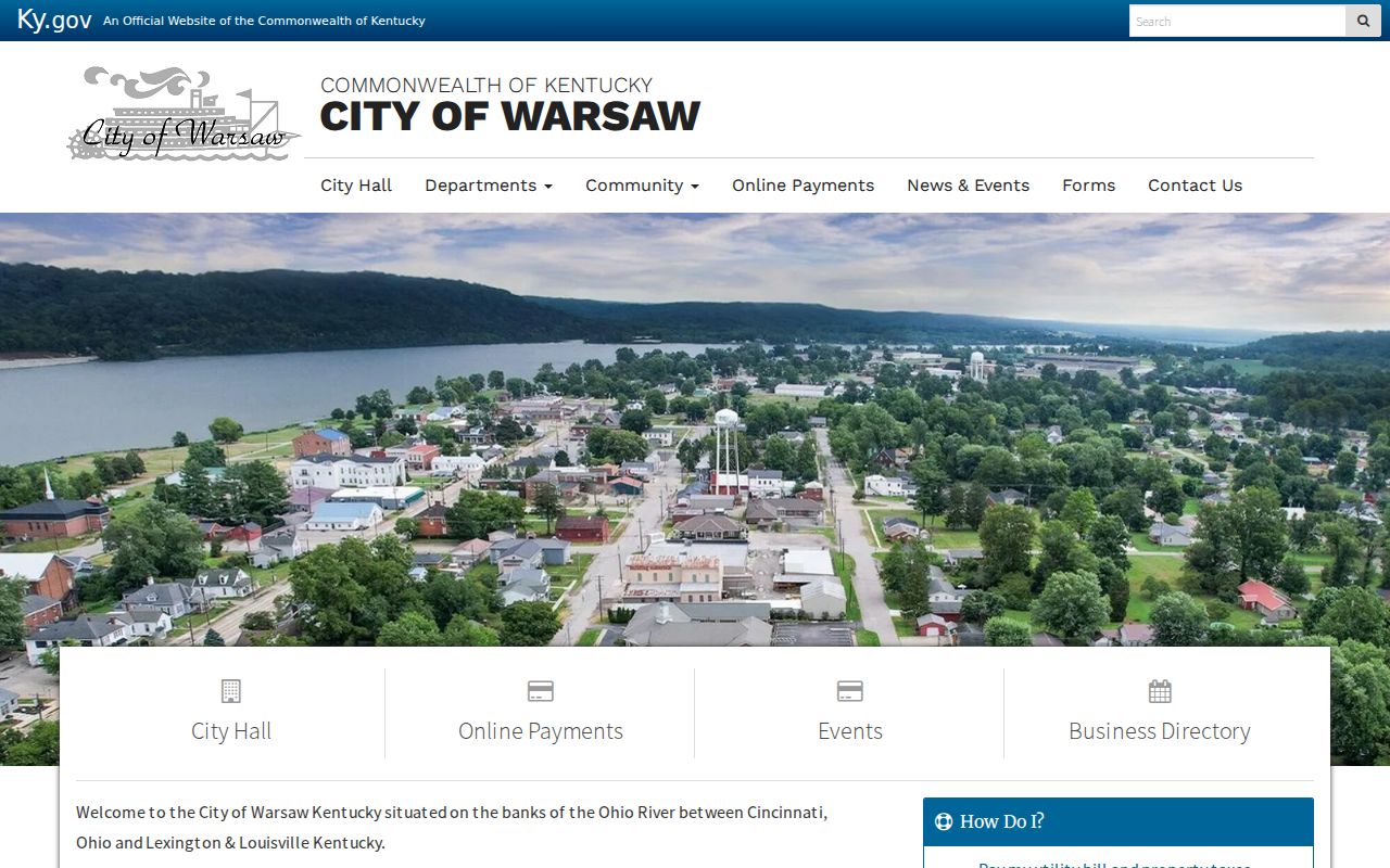 Gallatin County Warsaw city government criminal records context